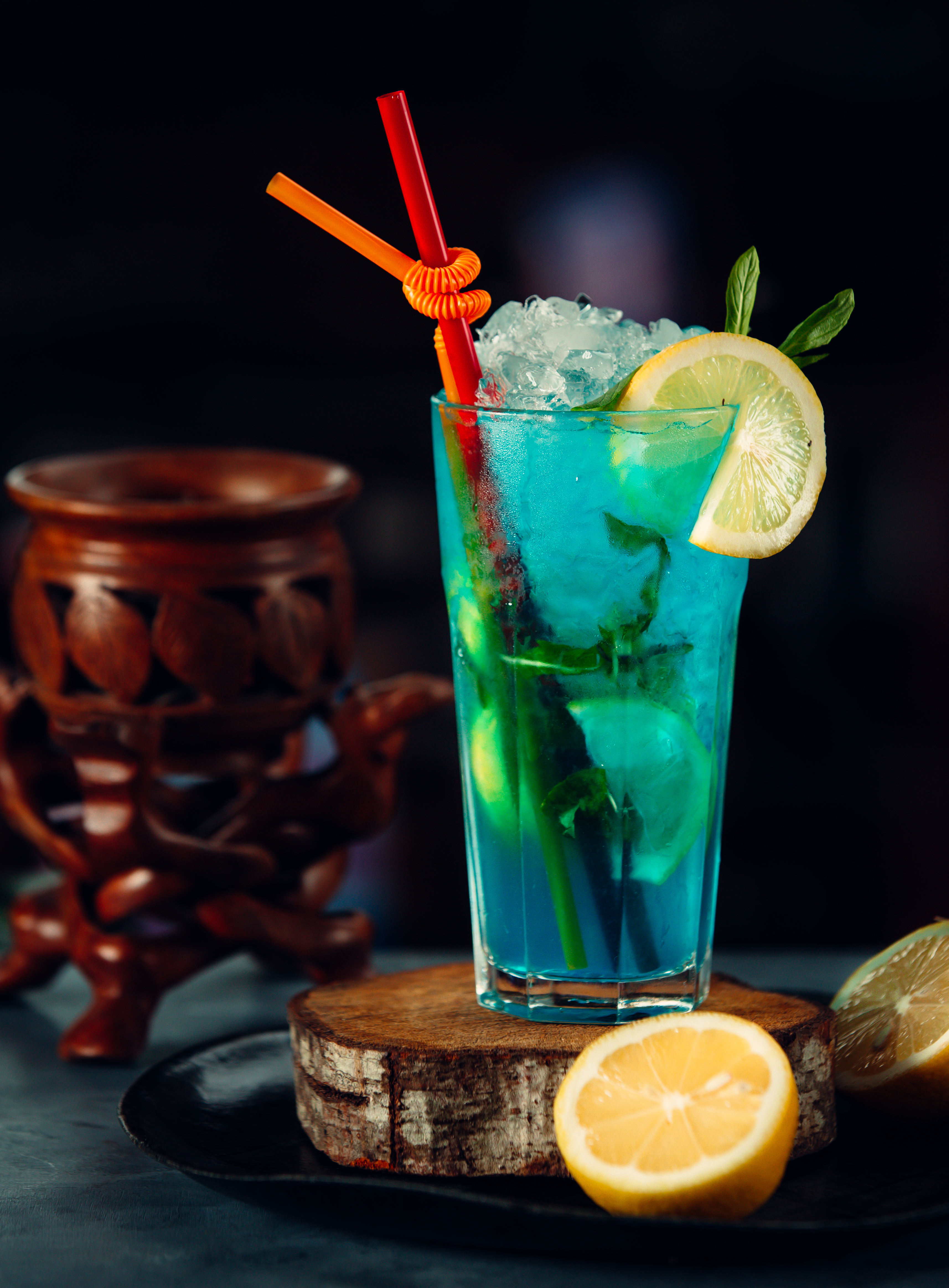 Blue Iced mojito